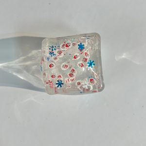 Nuevo Juguete Antiestrés de Malta Colorida en Forma de Cubo de Hielo Navideño, Bola Sensorial Transparente para Aliviar el Estrés - Product Image 6