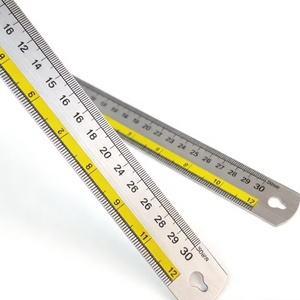 Regla de Aluminio Multifuncional de 30 cm, Económica, Resistente a la Corrosión y al Óxido, Juego de Reglas de Metal de Alta Precisión con Borde Recto - Product Image 5
