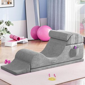 Novo Sofá Curvo Moderno Multifuncional para Casal, Cadeira de Yoga, Chaise Longue em Tecido S-Shaped para Compressão em Sala de Estar - Product Image 6