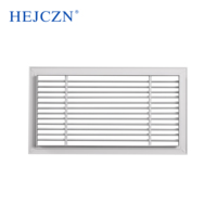 Système de ventilation domestique en aluminium personnalisé Volets à persiennes Retour au sol Grille d'aération