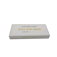 Masque pour les yeux blanc avec votre logo Boîte en carton Emballage en papier cosmétique