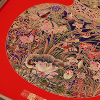 Vase en forme de gourde traditionnel chinois en laiton et noyer noir, avec boîte cadeau rectangulaire pour la décoration intérieure, porte-bonheur pour la maison et le bureau