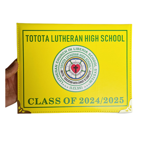 Carpeta de certificados <span class=keywords><strong>A4</strong></span> de la escuela con logotipo personalizado, cubierta de Diploma de cuero PU de tamaño 25*19cm con productos de archivo de impresión a todo color - Product Image 2