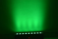 Barra de Luz LED Profesional 9*18W RGBWA+UV 6en1 con Batería, Control DMX512, Ideal para DJ Móvil, Discotecas, Fiestas y Clubes Nocturnos
