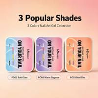 Mixcoco Gel de Peinture Instantané Effet Brillant, Mini Gel Pigmenté pour Nail Art, Gel de Manucure Dégradé DIY, Vernis à Ongles Qualité Salon, Commande en Gros