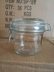 Bocaux en verre ronds pour confiture, miel, contenants de 100 ml, 200 ml, 240 ml, 8 oz, 4 oz, avec couvercle en métal pour aliments - Product Image 5