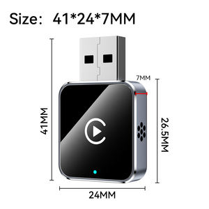 <span class=keywords><strong>Vente</strong></span> flash : Boîte intelligente 2 en 1 pour <span class=keywords><strong>voiture</strong></span>, prise USB, connexion stable, adaptateur CarPlay - Product Image 3