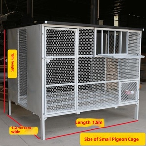 Mild Wire Eco-Friendly <strong>Birds</strong> Pigeon <strong>Cage</strong> Breeding <strong>Cage</strong> Nest Box Pairing <strong>Cage</strong> <strong>Outdoor</strong> Use All Seasons Assembled Stainless Steel - Product Image 1