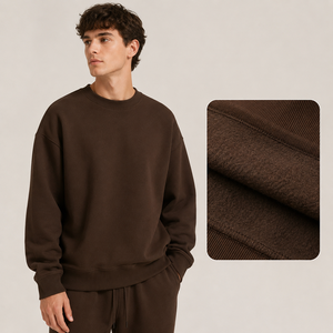 Fabricante OEM Personalizado, Impresión Premium al por Mayor, Sudaderas Extra Grandes de 345 Gramos, Mezcla de Algodón y Poliéster de Alta Calidad - Product Image 2