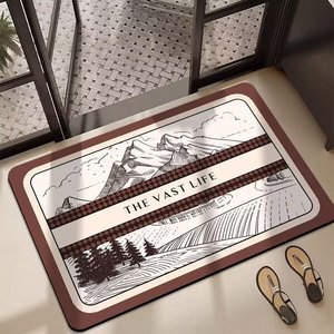 Tapis de sol en terre de diatomée Yongjin Nature Home, antidérapant, absorbant l'eau, séchage rapide, 38x58cm, 48x78cm, 58x88cm - Product Image 4