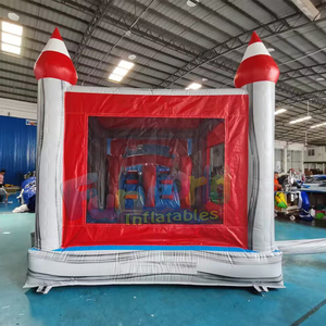 Castillo inflable de titanio de doble carril con tobogán, castillo inflable comercial para niños, para fiestas al aire libre - Product Image 4