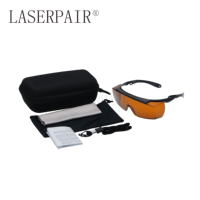 Lunettes de sécurité laser en gros, longueurs d'onde de protection 532, 808, 1064 nm, certifiées CE EN207, protection oculaire à 20 % de transmission