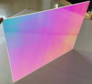 Feuille acrylique irisée feuille acrylique arc-en-ciel