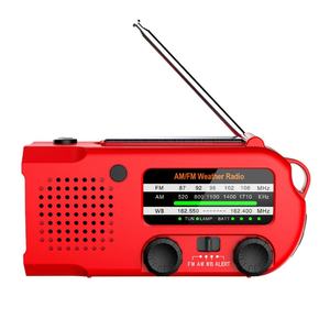 Radio Solar de Manivela para Prevención de Desastres, Linterna, Cargador de Teléfono Móvil con Luz de Lectura, Banco de Energía, Venta al Por Mayor de Fábrica - Product Image 2