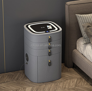 Hot Selling Smart Swivel Dresser Table With <strong>Mirror</strong> Stool Drawer Luxury Led Lights Music Wireless Charging Vanity Table <strong>Bedside</strong> - Product Image 6