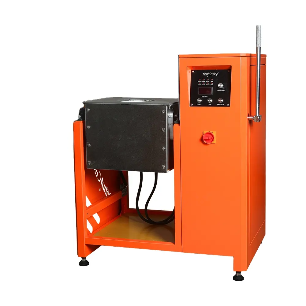 Tilting Melting Furnace For Gold/silver/copper High-capacity