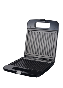 Machine à <span class=keywords><strong>sandwich</strong></span> avec surface <span class=keywords><strong>de</strong></span> grille profonde antiadhésive pour oeuf, <span class=keywords><strong>jambon</strong></span>, steaks gril électrique compact noir - Product Image 3