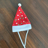 Accessoires pour animaux de compagnie : Chapeau de Noël pour chat, chapeau de fête pour chien, couvre-chef rayé pour animaux de compagnie pour les fêtes de Noël