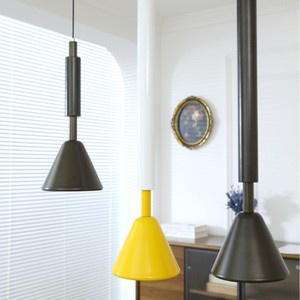 Creative Chandelier Italian Minimalist Style Black Led Light Source E27 Bulb Base Switch Control Round Shape Bedroom Dining - Product Image 2