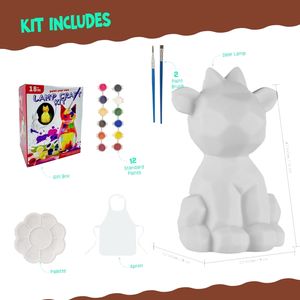 Giocattolo Educativo per Bambini per Disegnare e Colorare, Lampada Notturna Creativa con Modelli <span class=keywords><strong>di</strong></span> Animali Multipli, Giocattolo Luminoso Fai-da-Te per Graffiti - Product Image 6