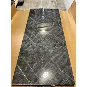 Panneau mural <span class=keywords><strong>d</strong></span>écoratif moderne de luxe en marbre doré Panneau UV en feuille de marbre PVC imperméable pour l'intérieur Échantillon gratuit - Product Image 5