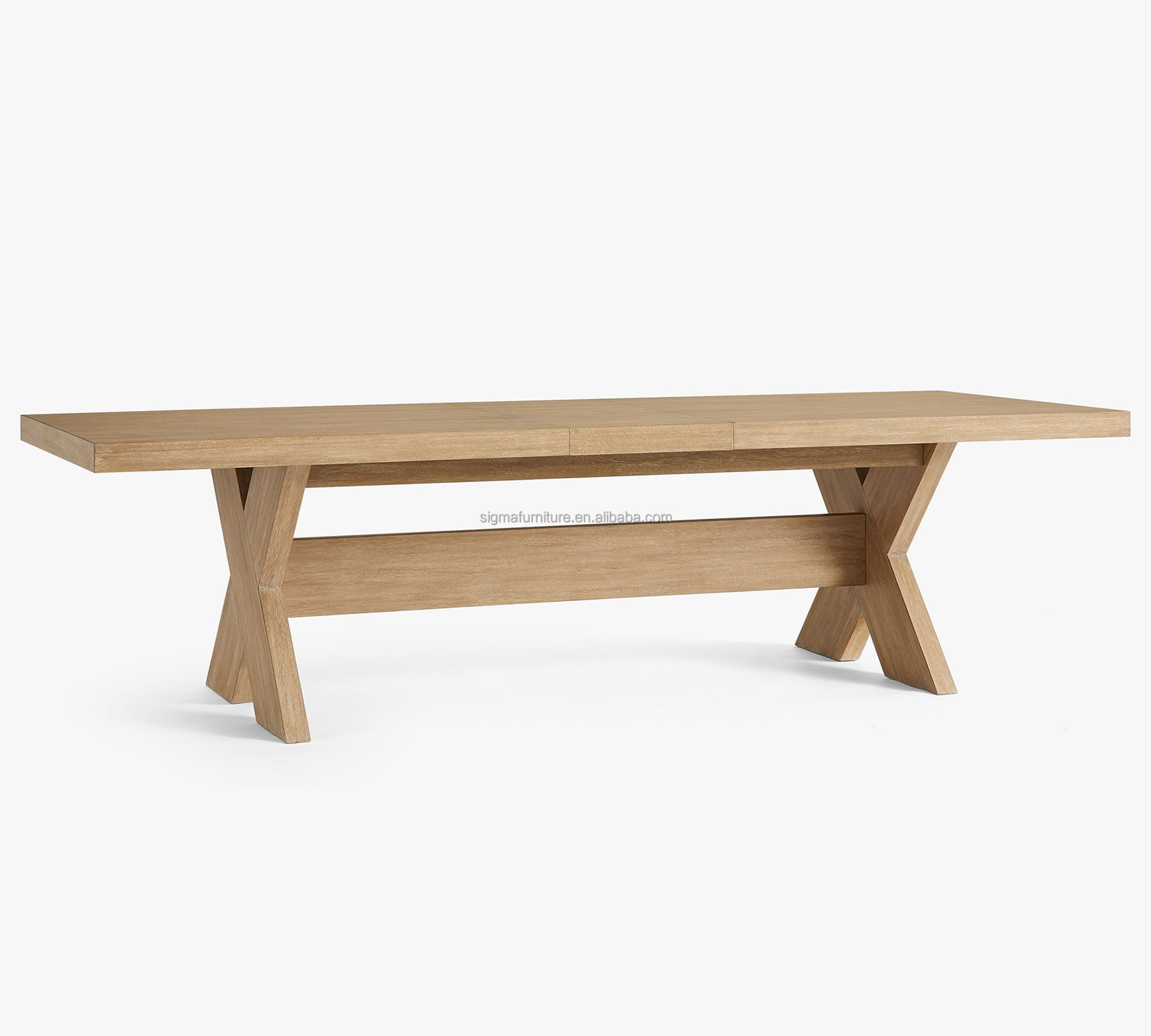 modern wood rustic rectangle farmhouse dining table villa style dinner table