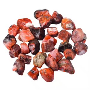 Agate de minerai brut irrégulière de <span class=keywords><strong>cornaline</strong></span> naturelle non polie pour l'artisanat en cristal artisanal de Rolling Stones - Product Image 2