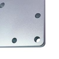 Plaque d'extrémité de nébuliseur en aluminium 6063 usinée pour composants de dispositifs médicaux, profilé en aluminium anodisé percé CNC, Foshan