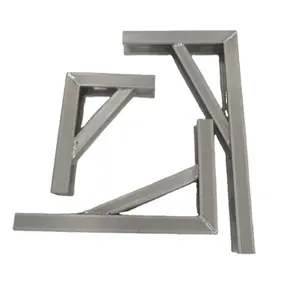 Servicio de soldadura de aluminio de fábrica OEM, corte de agujero de estampado, doblado CNC para soporte de soporte, marco de soldadura - Product Image 1