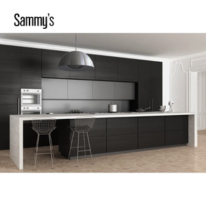 Sammy của thiết kế hiện đại Matte sơn mài tùy chỉnh Modular đồ nội thất nhà bếp đã sẵn sàng để lắp ráp MDF tủ với đảo đá cẩm thạch Countertop - Product Image 3