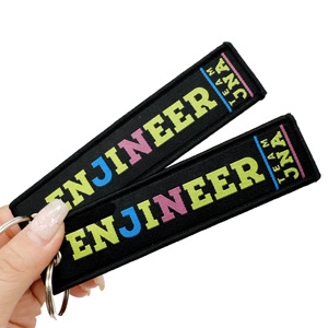 <span class=keywords><strong>Portachiavi</strong></span> Personalizzato con Ricamo 'Remove Before Flight', Etichetta Speciale per Bagagli, <span class=keywords><strong>Portachiavi</strong></span> per Regali Aeronautici OEM - Product Image 4