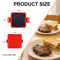 Utensilios de Cocina de Silicona Antiadherentes, Revestimiento para Microondas, Bandeja para Asar