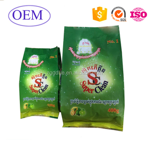 Détergent en poudre à laver parfumé au citron de haute qualité 400g et 4Kg populaire pour les vêtements et la <span class=keywords><strong>lessive</strong></span> vente en gros pas cher vente chaude - Product Image 5