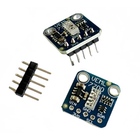 Módulo de Sensor de Luz Ambiental VEML7700, Sensor de Medición de Luz de 120k Lux, Placa de Sensor de 3.3V 5V con Interfaz I2C IIC para Arduino Rspi