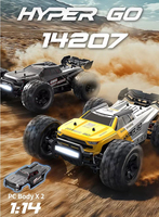 AiJH 53KM/H MJX 14207 HYPER GO 1:14 4WD RC-Truck Ferngesteuertes Offroad-RC-Auto Hochgeschwindigkeits-RC-Fahrzeug