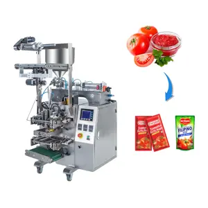 In Voorraad Automatische Kleine Tomatenpuree Vullen En Verzegelen Verpakkingsmachine Ketchup Zakje Verpakking Machine