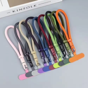 Correa de Muñeca Universal Ajustable Antirrobo para Teléfono Móvil, Cordón Corto con Parche de Sujeción - Product Image 1