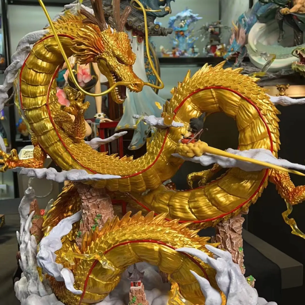 Dragonball z tokoh aksi Shenron Goku tokoh aksi Anime Naga koleksi model kartun gaya dragonball z mainan