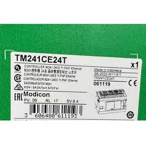 Schneider pengendali yang dapat diprogram Host PLC pengendali M241 input input input/output 20 titik untuk Schneider