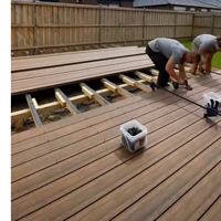 Prix compétitif, plancher extérieur en bois-plastique WPC, écologique, lames de terrasse emboîtables pour jardin, design moderne