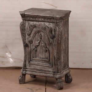 Wooden Bedside <b>Table</b> with Modern Storage <b>Drawer</b> Design Bedroom <b>Side</b> Cabinet Furniture Suitable for Hotels and Apartments - Product Image 4