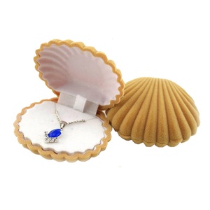 Sea Shell Jewelry <b>Boxes</b> Premium Jewelry Box 2026 Aesthetic Chinese Fancy Universal Jewelry <b>Packing</b> Box - Product Image 1