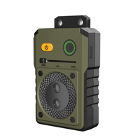 Répulsif à ultrasons pour chiens, portée de 15 m (50 pieds), émetteurs doubles, 118 dB, 3 modes, étanche IPX4, batterie de 2000 mAh, 45 jours d'autonomie en veille