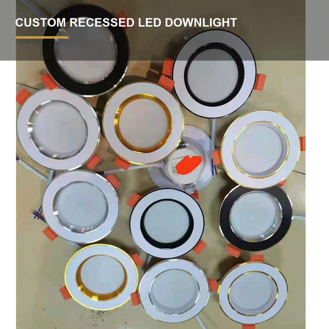 Wholesale LED Downlight Spot Lights Die-Casting Aluminum 3.3 Inch 4.6Inch 5.2Inch Ceiling Lamp RGB CCT 7W 12W Power  Low MOQ