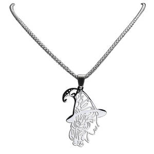 Delicado Collar con Colgante para Mujer, Chapado en Oro PVD de 14k y 18k, Acero Inoxidable 316L, Joyería Fina, Collar de Bruja - Product Image 5