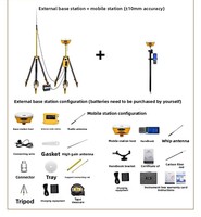 Récepteur GPS RTK portable haute précision A30, 1408 canaux, indice de protection IP66, émetteur-récepteur intégré, Wi-Fi/Bluetooth, fonctionnement de -30 à 65 °C