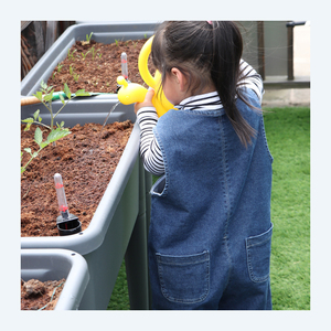 Pot de fleur moderne et durable, bon marché, bassins rectangulaires en plastique, bassins de plantation de légumes à faible arrosage automatique pour <span class=keywords><strong>jardin</strong></span> extérieur - Product Image 1