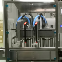 Ligne de production automatique de remplissage de bouteilles en plastique de sirop électrique, machine d'emballage de bouteilles en verre pour liquides visqueux, contrôle PLC, produits chimiques