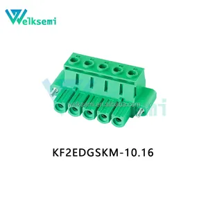 KF2EDGSKM-10.16 konektor blok terminal DC listrik sekop colokan betina 600V 65A VDE
