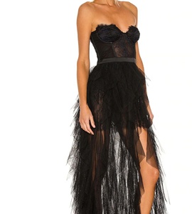 <span class=keywords><strong>Robe</strong></span> plissée en tulle, tenue <span class=keywords><strong>de</strong></span> soirée ravissante pour femme, vêtements <span class=keywords><strong>de</strong></span> haute qualité, vente en gros, nouvelle collection - Product Image 6